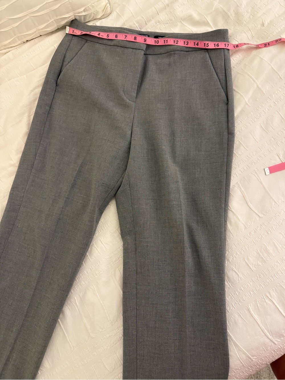 J. Crew Women's Gray Straight-Leg Dress Pants